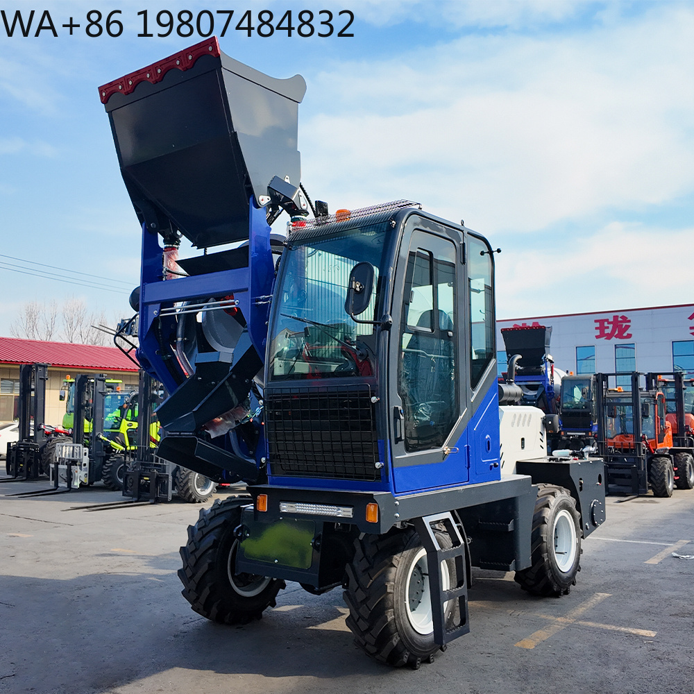 Heavy Equipment Mixer - 2,6 CBM Schwerlast-Selbstladender Betonmischer mit Pumpe