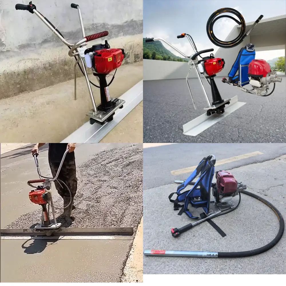 Concrete Vibrator - Sonderpreis für Betonvibrations-Estrichglättmaschinen und Rucksack-Betonvibratoren mit