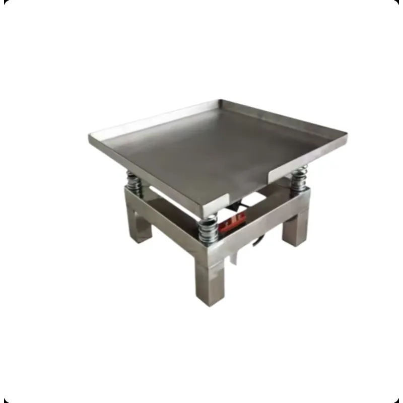 Concrete Vibrator - Vibrationstisch für Kleine Betonarbeiten, Industrieller Edelstahl-Rütteltisch,