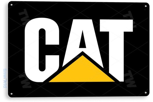 Heavy Equipment Sign - Blechschild „CAT Mechanic Power Tools Heavy