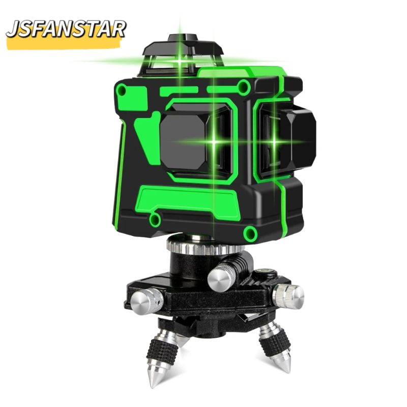 Laser Level Rotary - ATV3d 12-Linien Wiederaufladbarer Lithium 360° Rotationslaser
