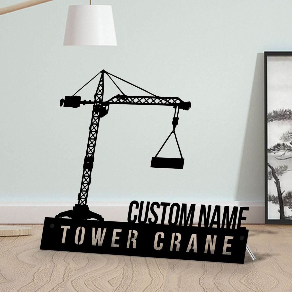 Benutzerdefinierte Turm Kranic – Heavy Equipment Sign Bewertung und Preis