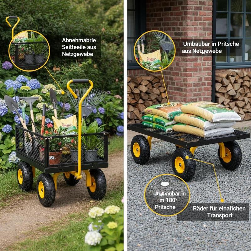 Stahl-Gartenwagen 900 lbs für  – Heavy Equipment Working Bewertung und Preis