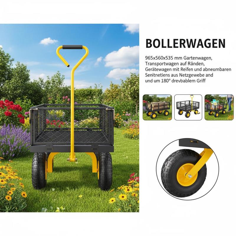 Stahl-Gartenwagen 900 lbs für  – Heavy Equipment Working Bewertung und Preis