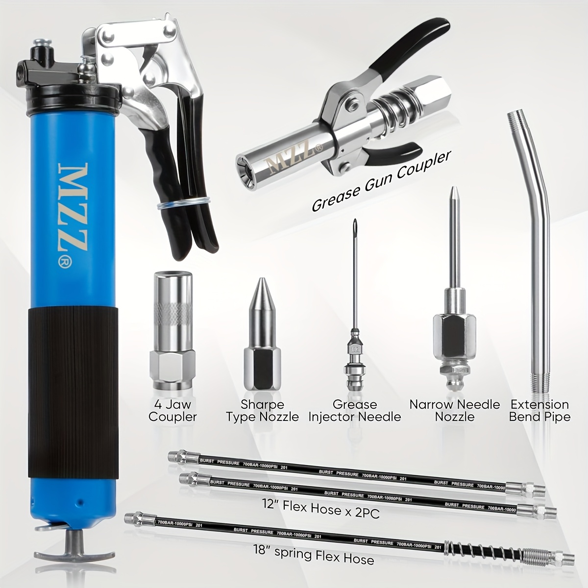 Fettpresse, 7000 PSI, robustes – Grease For Heavy Equipment Bewertung und Preis