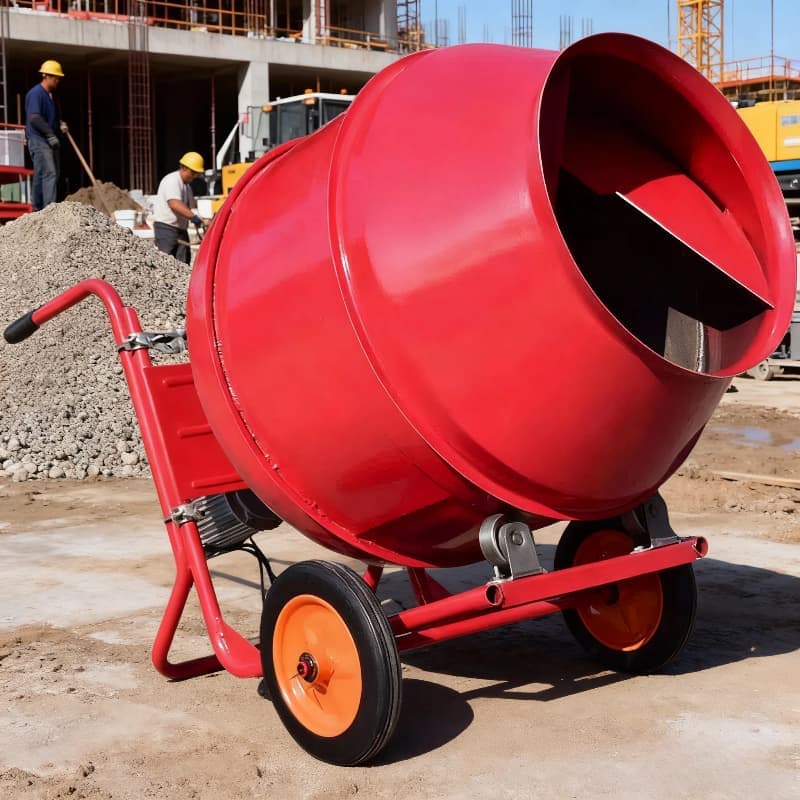 Schwerer Mobiler Betonmischer, – Heavy Equipment Mixer Bewertung und Preis
