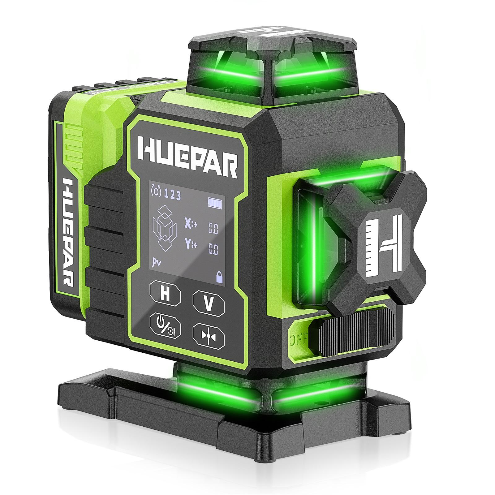 2026 Huepar W04CG Grüner Laser – Laser Level Rotary Bewertung und Preis