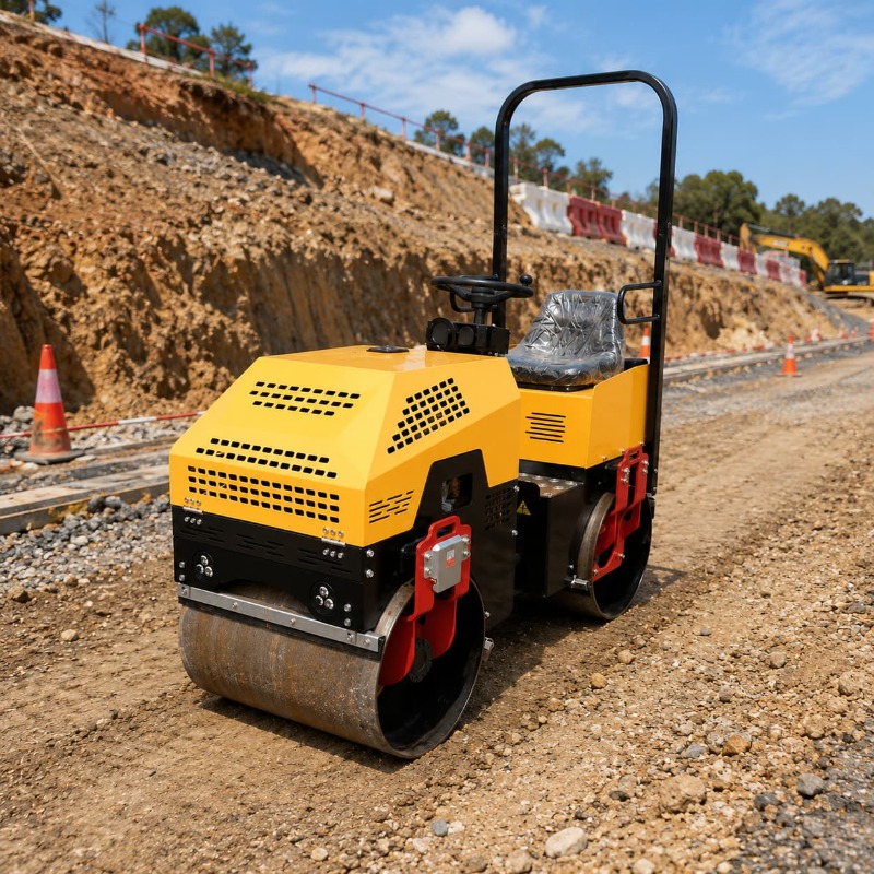 Doppeltrommel-Vibrationsstraße – Heavy Equipment Rollers Bewertung und Preis