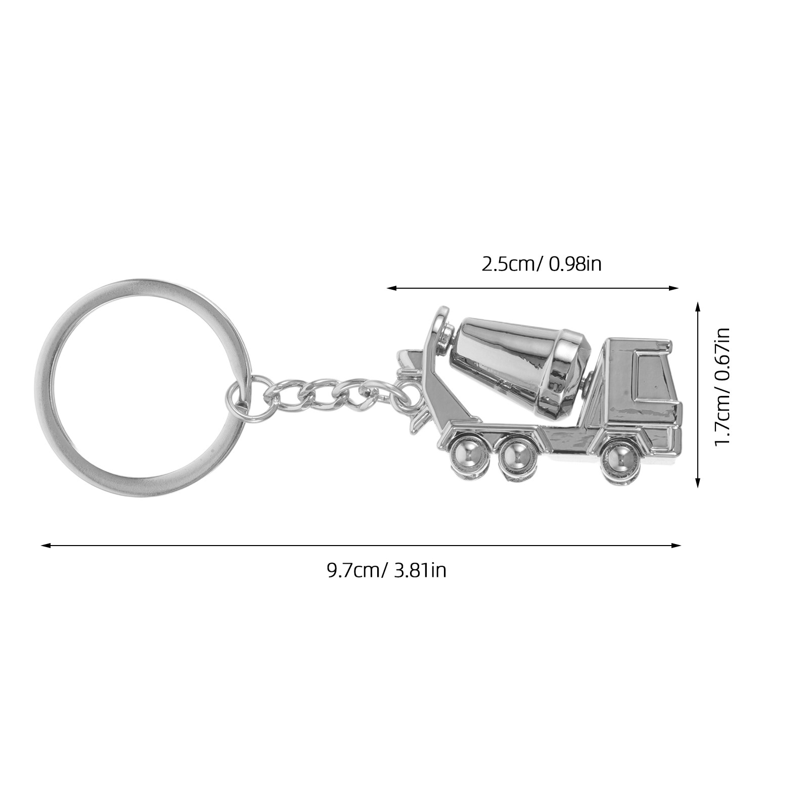 Schlüsselanhänger für Betonmis – Heavy Equipment Mixer Bewertung und Preis