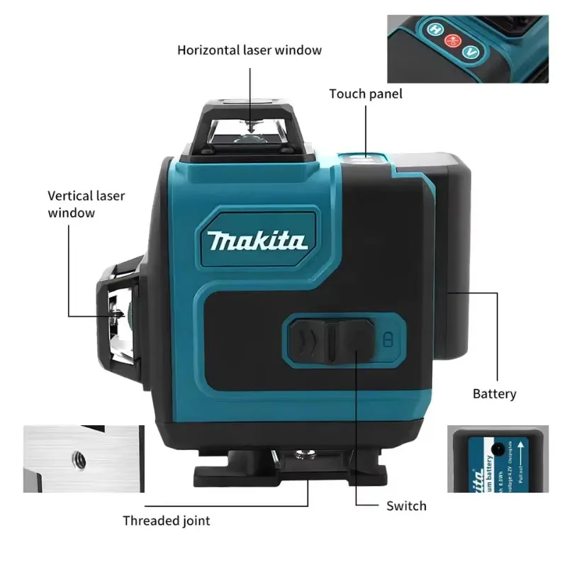 Makita 16-Linien-Kreuzlinienla – Laser Level Rotary Bewertung und Preis