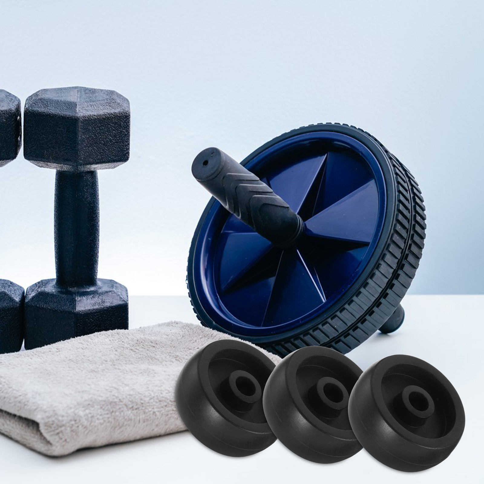 4 Stück Hochbelastbare Fitness – Heavy Equipment Rollers Bewertung und Preis