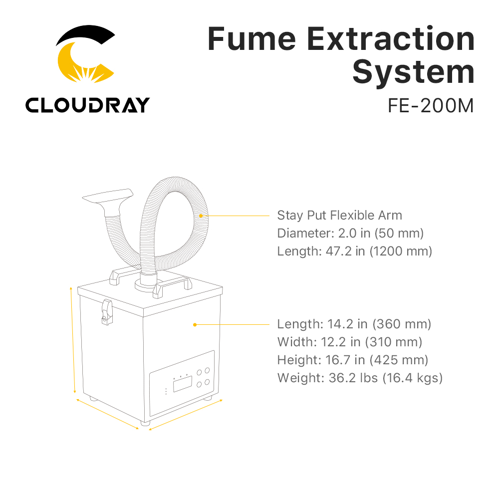 Cloudray Rauchabsaugsystem FE- – Laser Level Rotary Bewertung und Preis